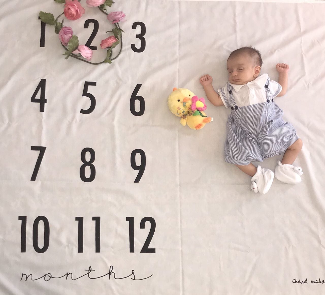 پارچه ماهگرد نوزاد طرح کلاسیک هیراد پورعسگری