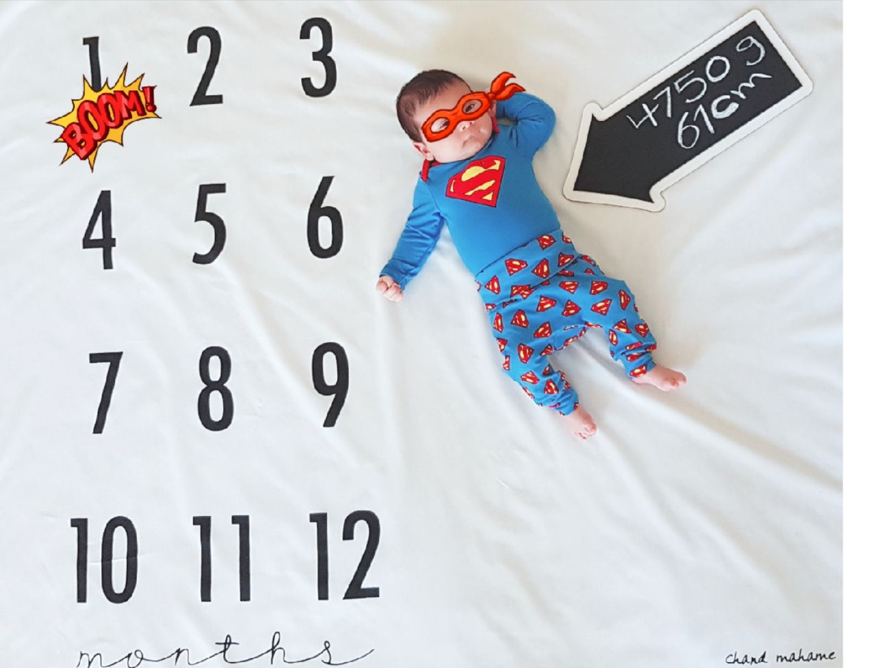 پارچه ماهگرد نوزاد طرح کلاسیک هیراد پورعسگری