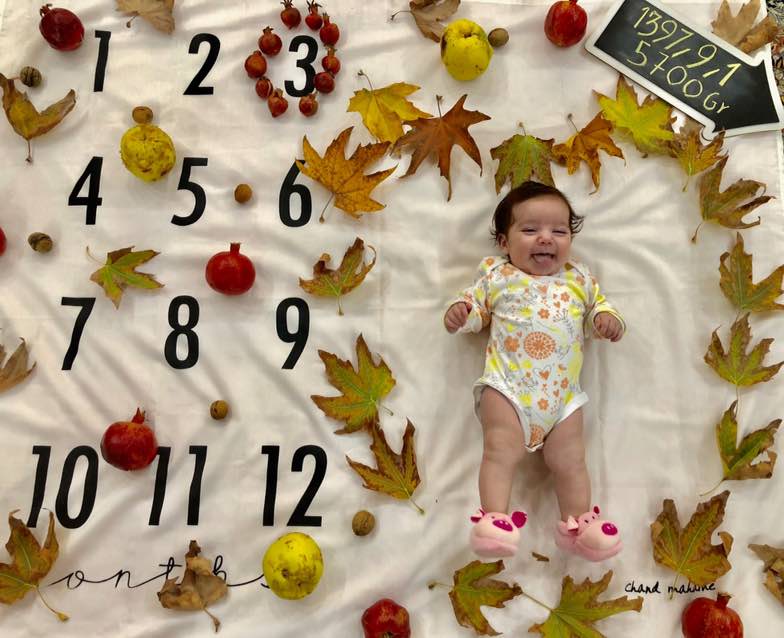 تم عکس پاییزی نوزاد هیراد پورعسگری