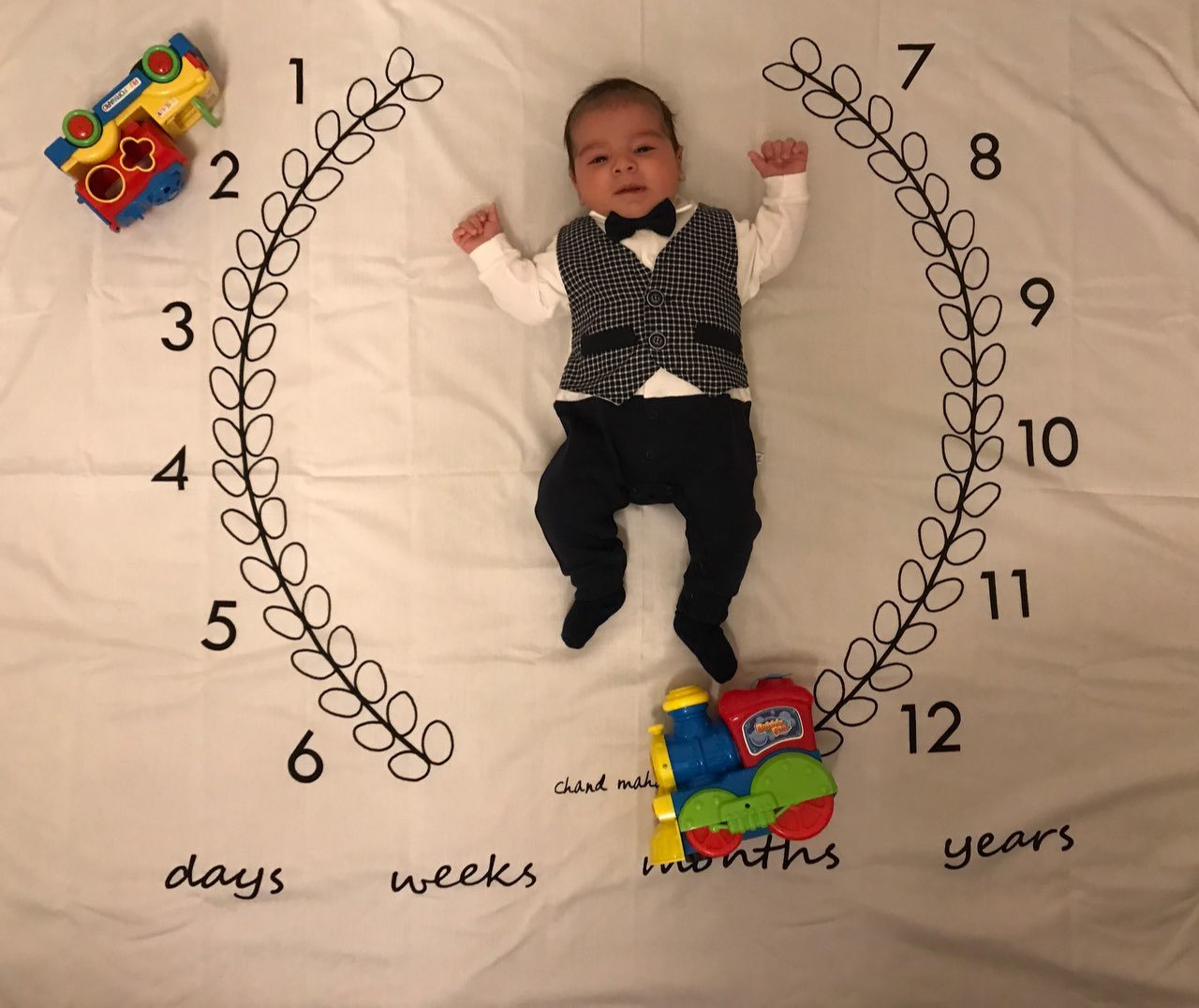 یک ماهگی نوزاد هیراد پورعسگری