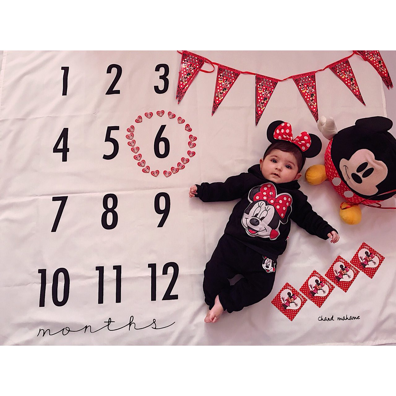 پارچه ماهگرد نوزاد طرح کلاسیک هیراد پورعسگری