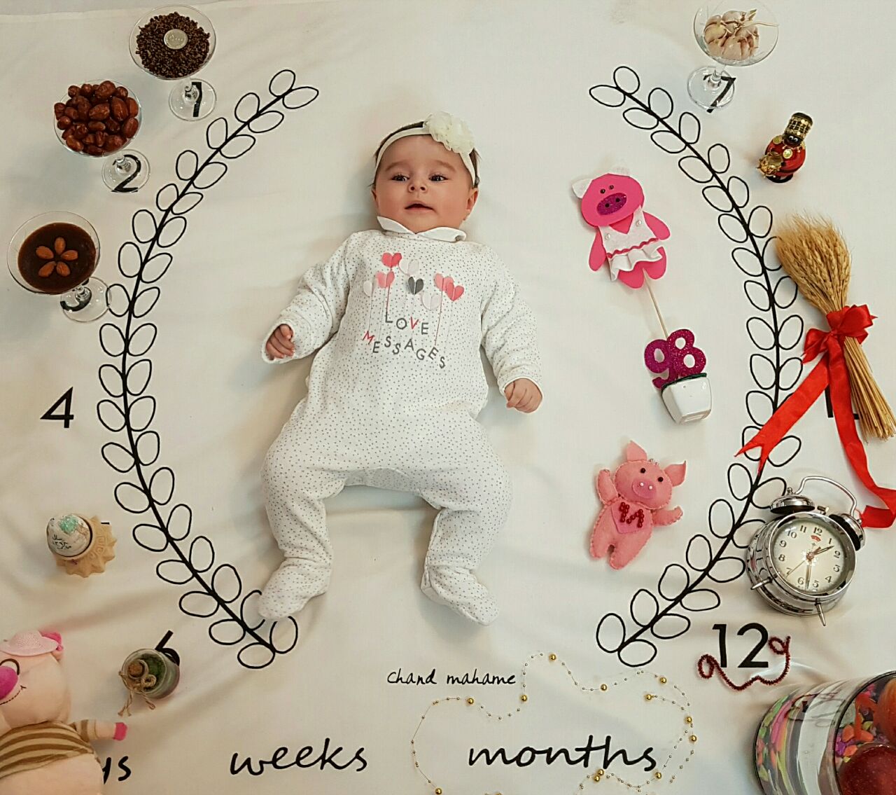 چهار ماهگی نوزاد هیراد پورعسگری