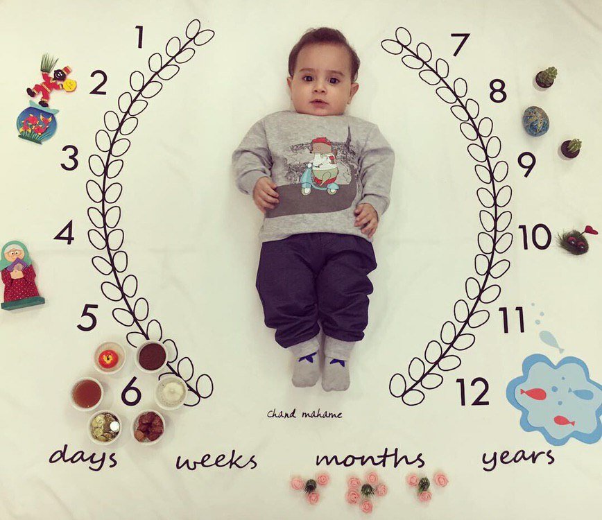 شش ماهگی نوزاد هیراد پورعسگری