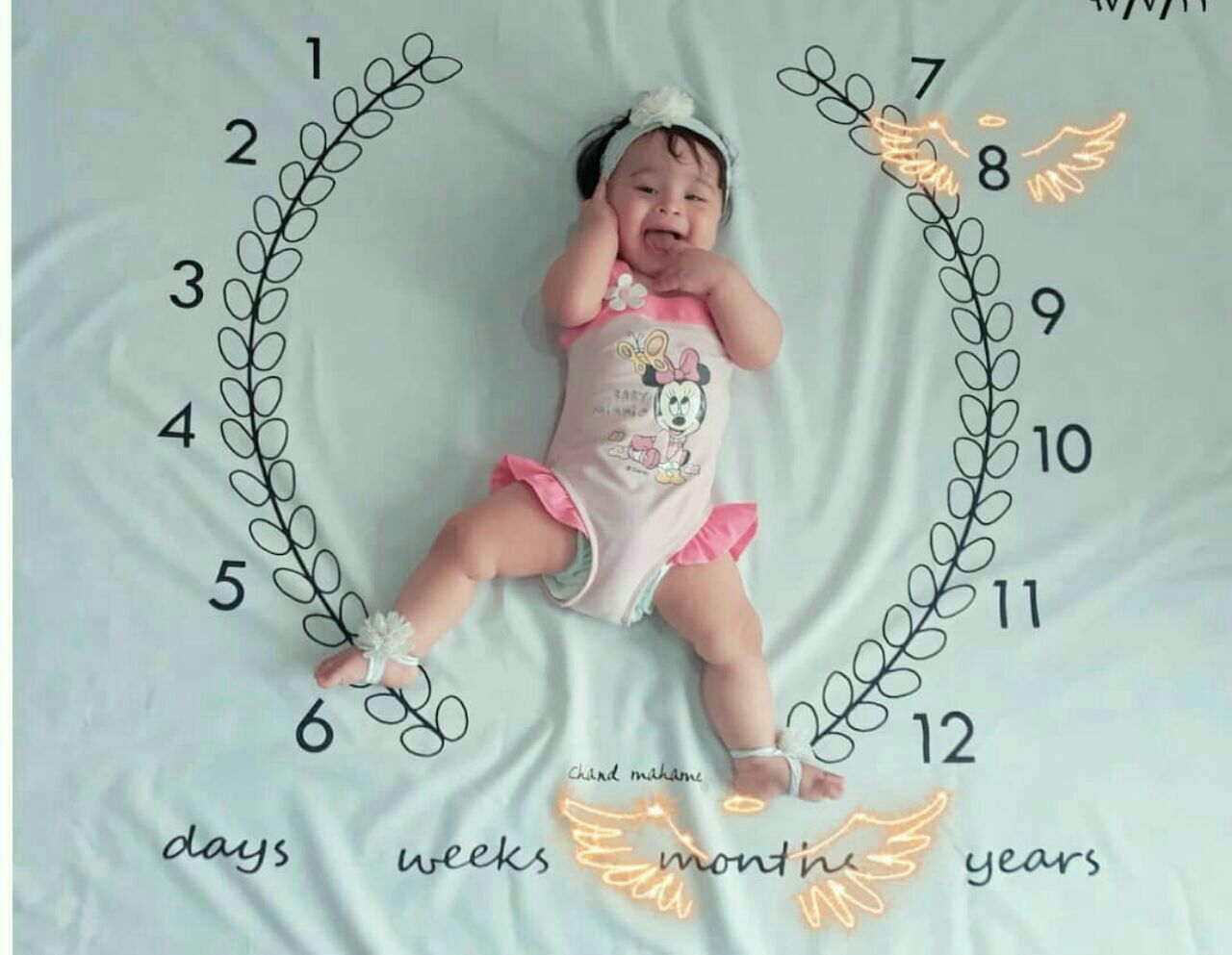 پارچه ماه شمار طرح شاخه زیتون هیراد پورعسگری