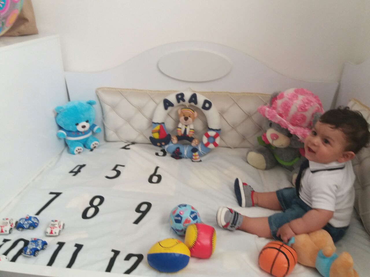 پارچه ماهگرد نوزاد طرح کلاسیک هیراد پورعسگری