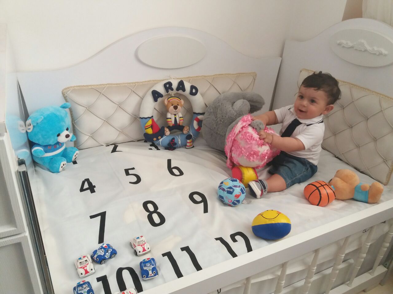 پارچه ماهگرد نوزاد طرح کلاسیک هیراد پورعسگری