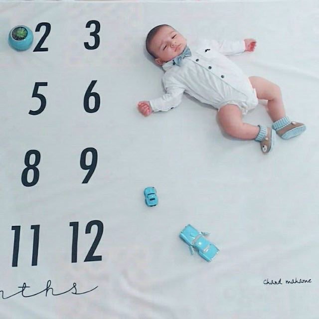 پارچه ماهگرد نوزاد طرح کلاسیک هیراد پورعسگری