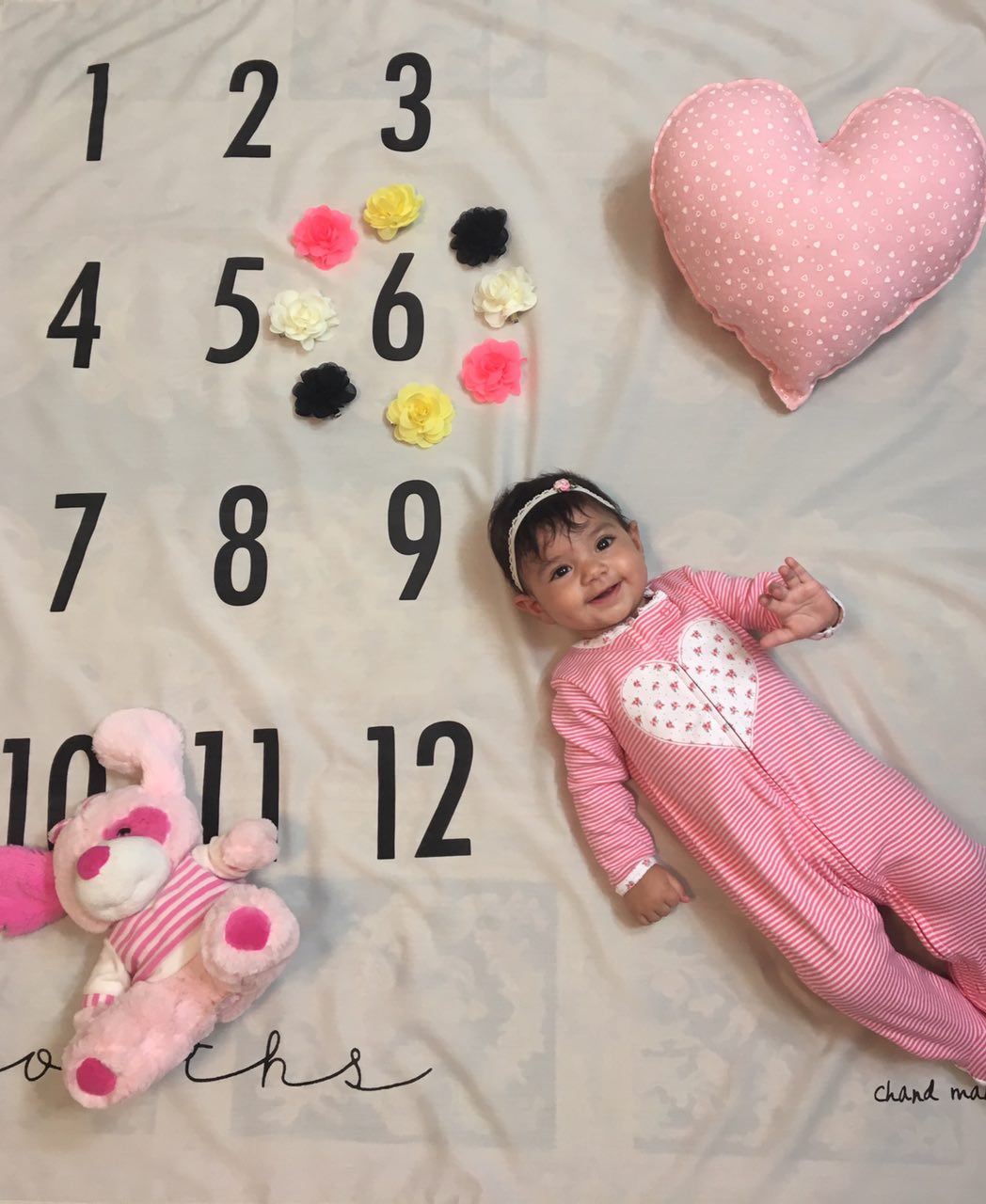 پارچه ماهگرد نوزاد طرح کلاسیک هیراد پورعسگری