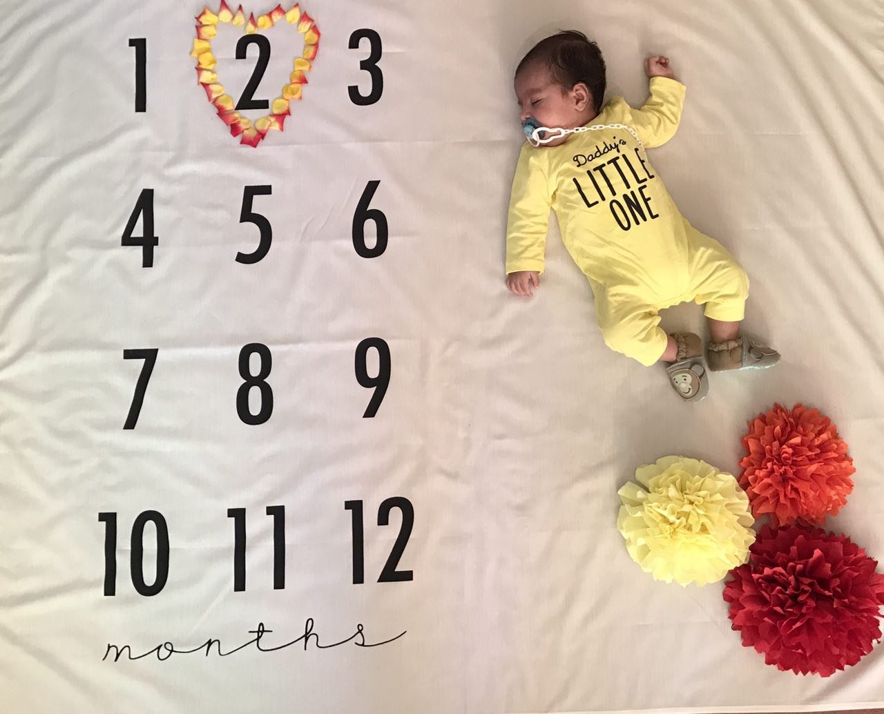 پارچه ماهگرد نوزاد طرح کلاسیک هیراد پورعسگری