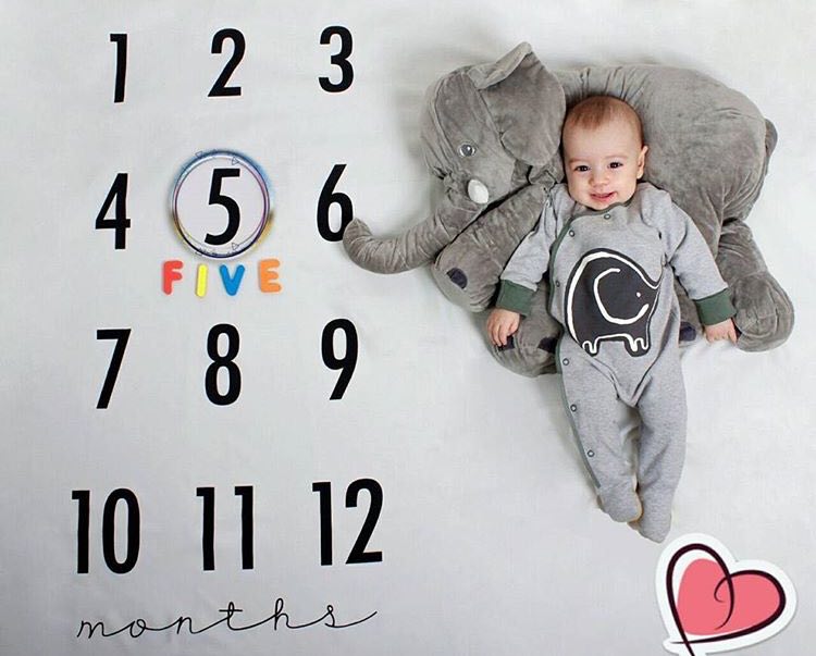 پارچه ماهگرد نوزاد طرح کلاسیک هیراد پورعسگری