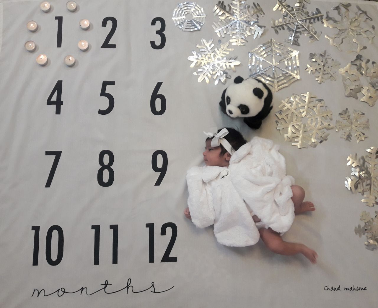 تم عکس زمستانی نوزاد هیراد پورعسگری