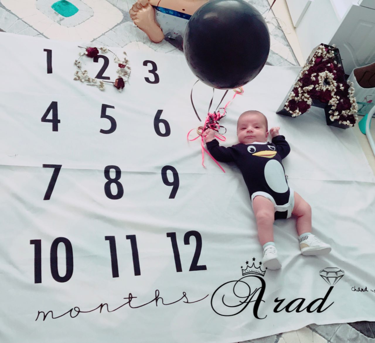 دو ماهگی نوزاد هیراد پورعسگری