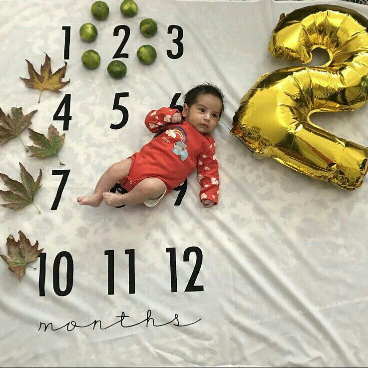 پارچه ماهگرد نوزاد طرح کلاسیک هیراد پورعسگری