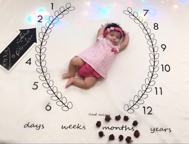 عکس نوزاد دختر هیراد پورعسگری