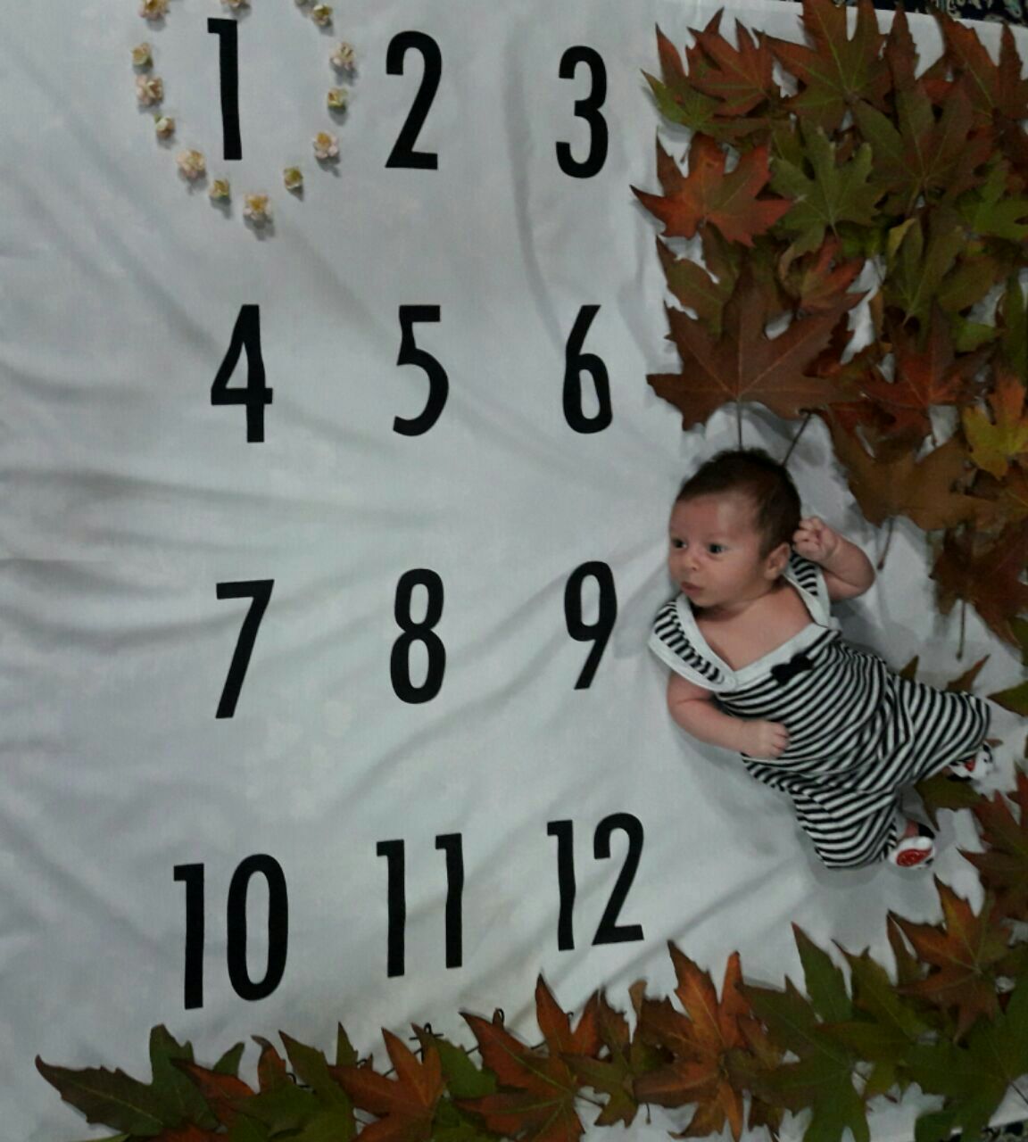 پارچه ماهگرد نوزاد طرح کلاسیک هیراد پورعسگری