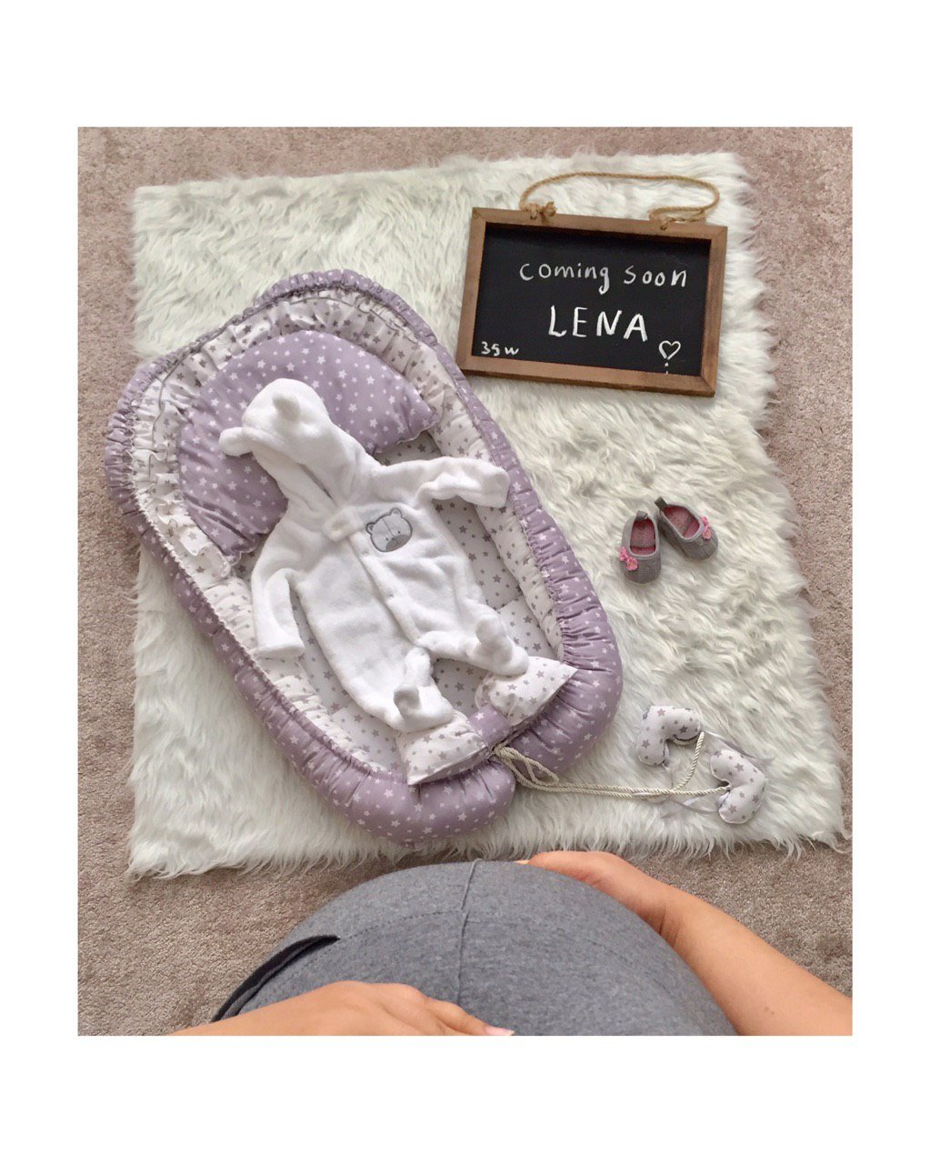 ژست عکس بارداری هیراد پورعسگری