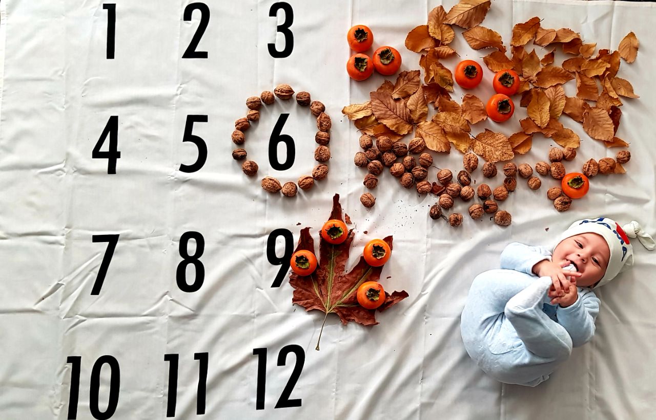 تم عکس پاییزی نوزاد هیراد پورعسگری