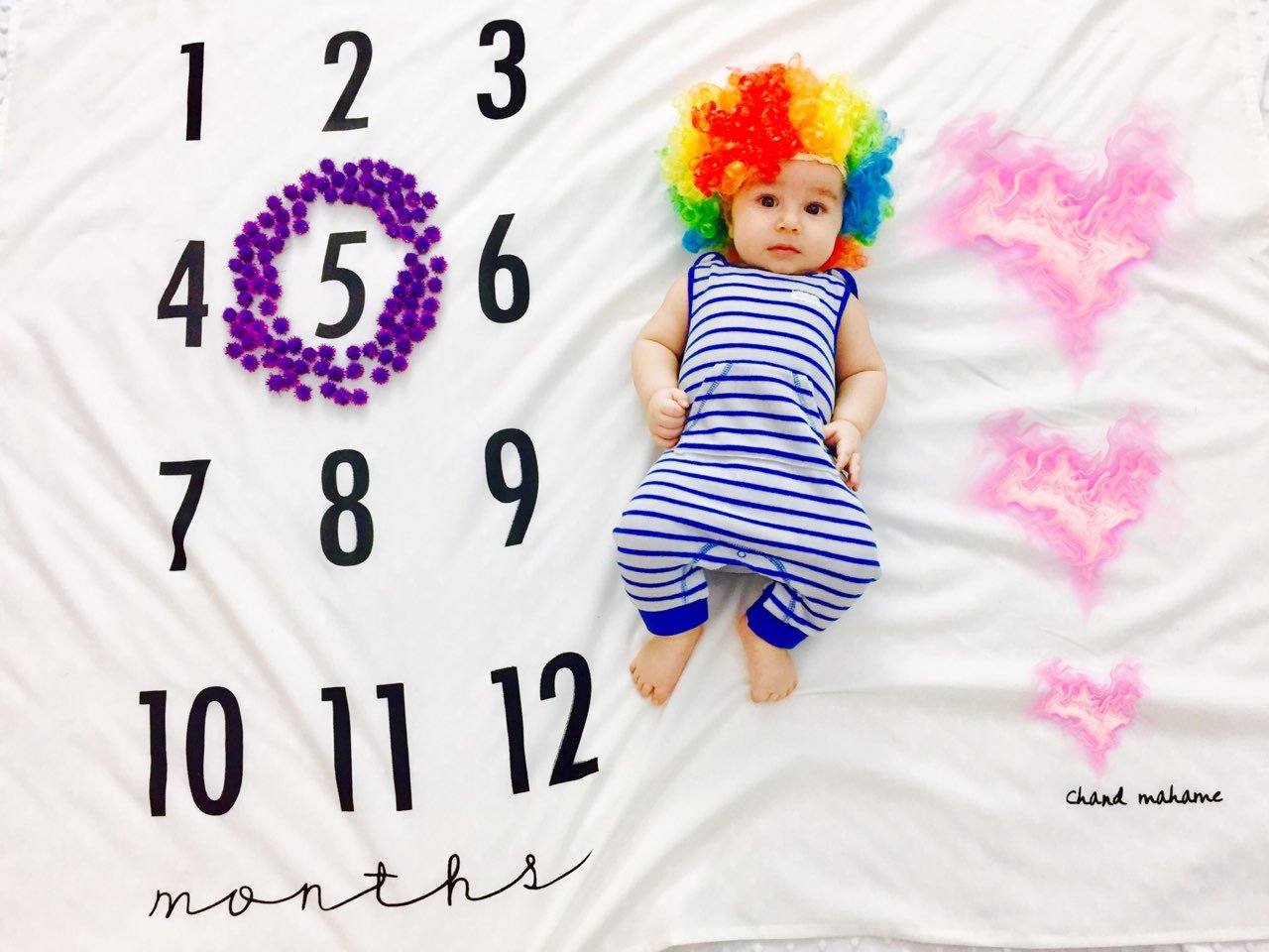 پنج ماهگی نوزاد هیراد پورعسگری