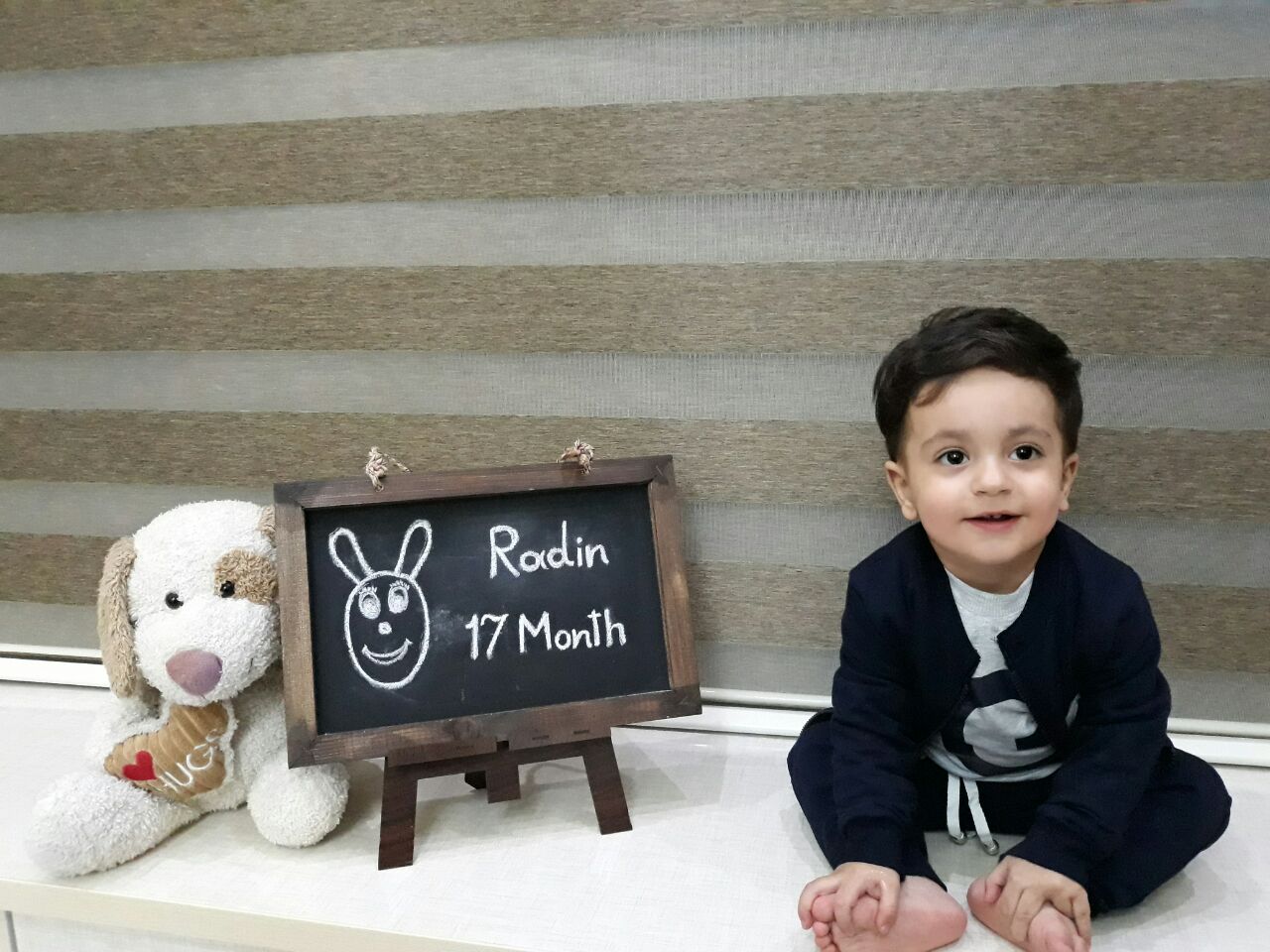 هفده ماهگی کودک هیراد پورعسگری