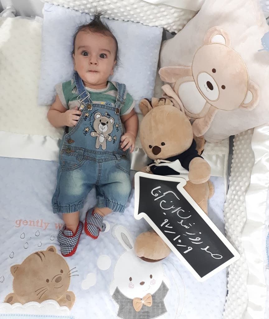 عکس نوزاد پسر هیراد پورعسگری