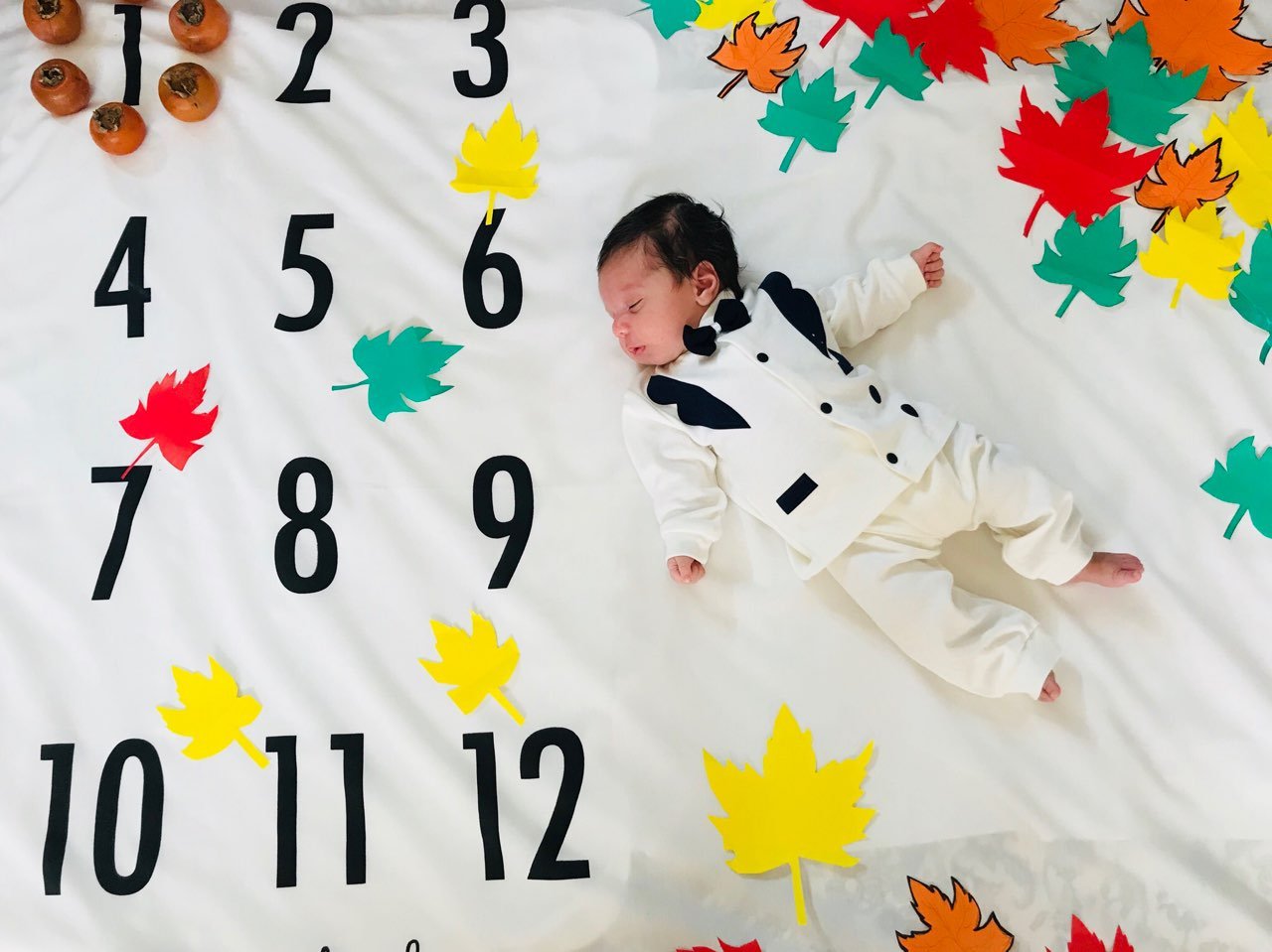 تم عکس پاییزی نوزاد هیراد پورعسگری