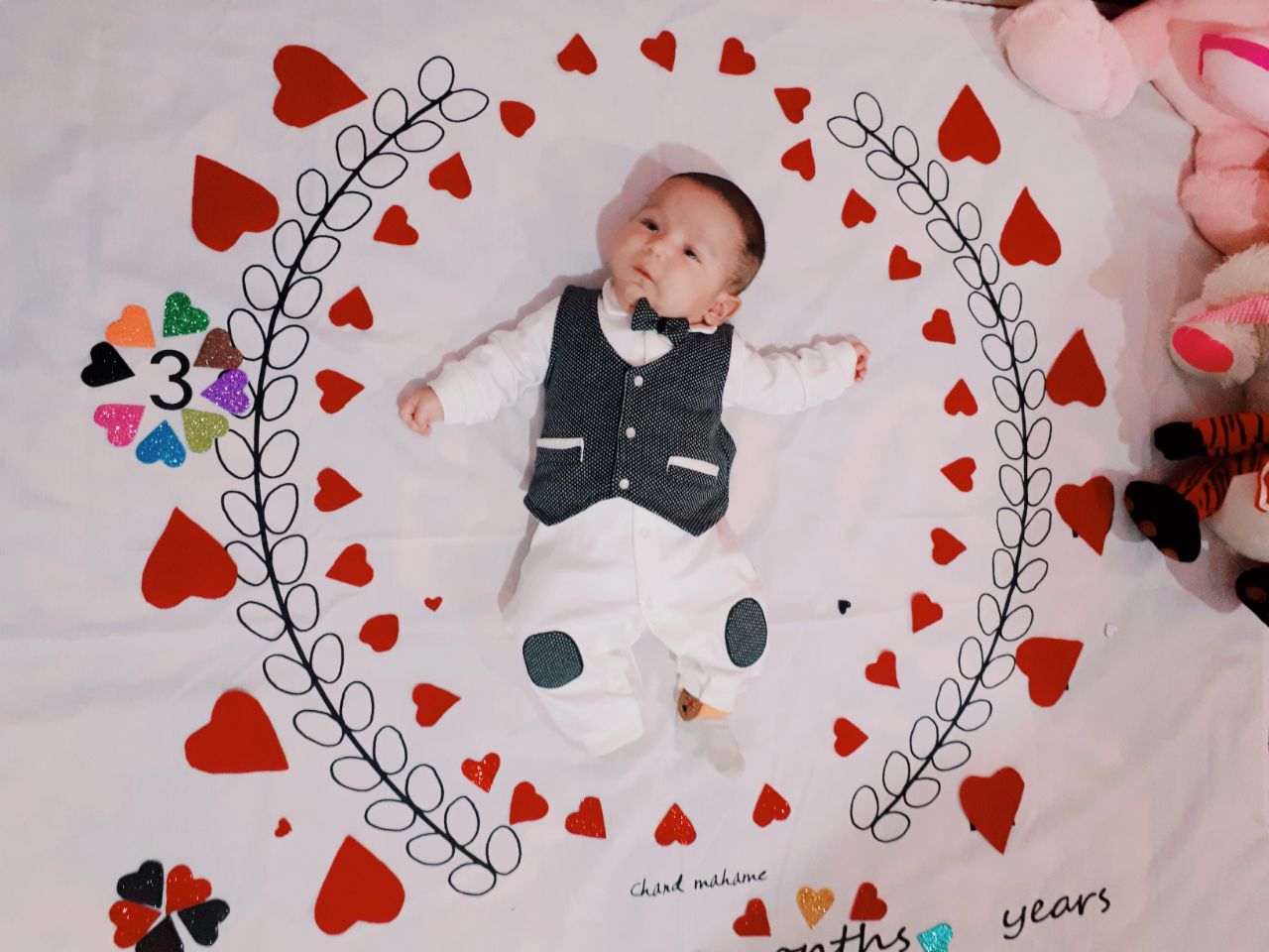 سه ماهگی نوزاد هیراد پورعسگری