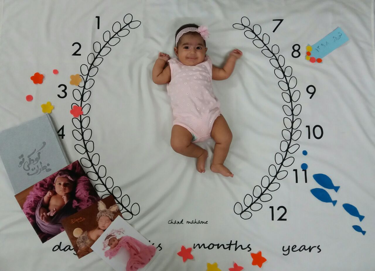 عکس نوزاد دختر هیراد پورعسگری