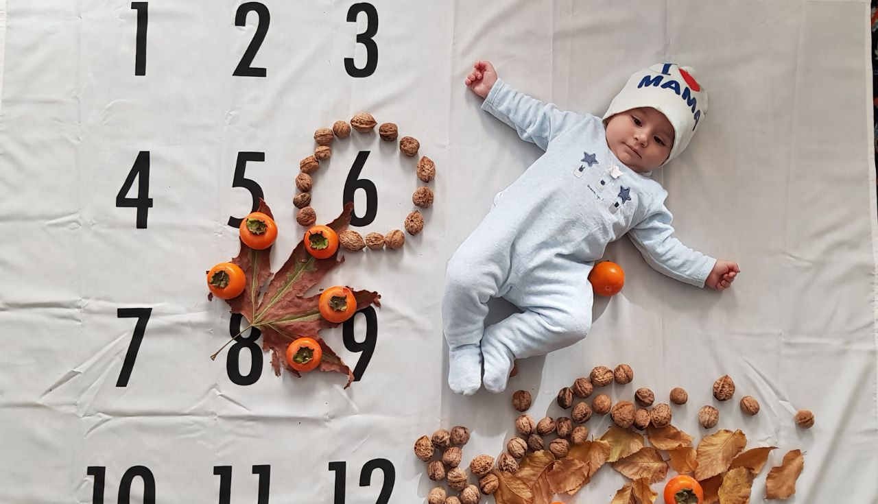 تم عکس پاییزی نوزاد هیراد پورعسگری