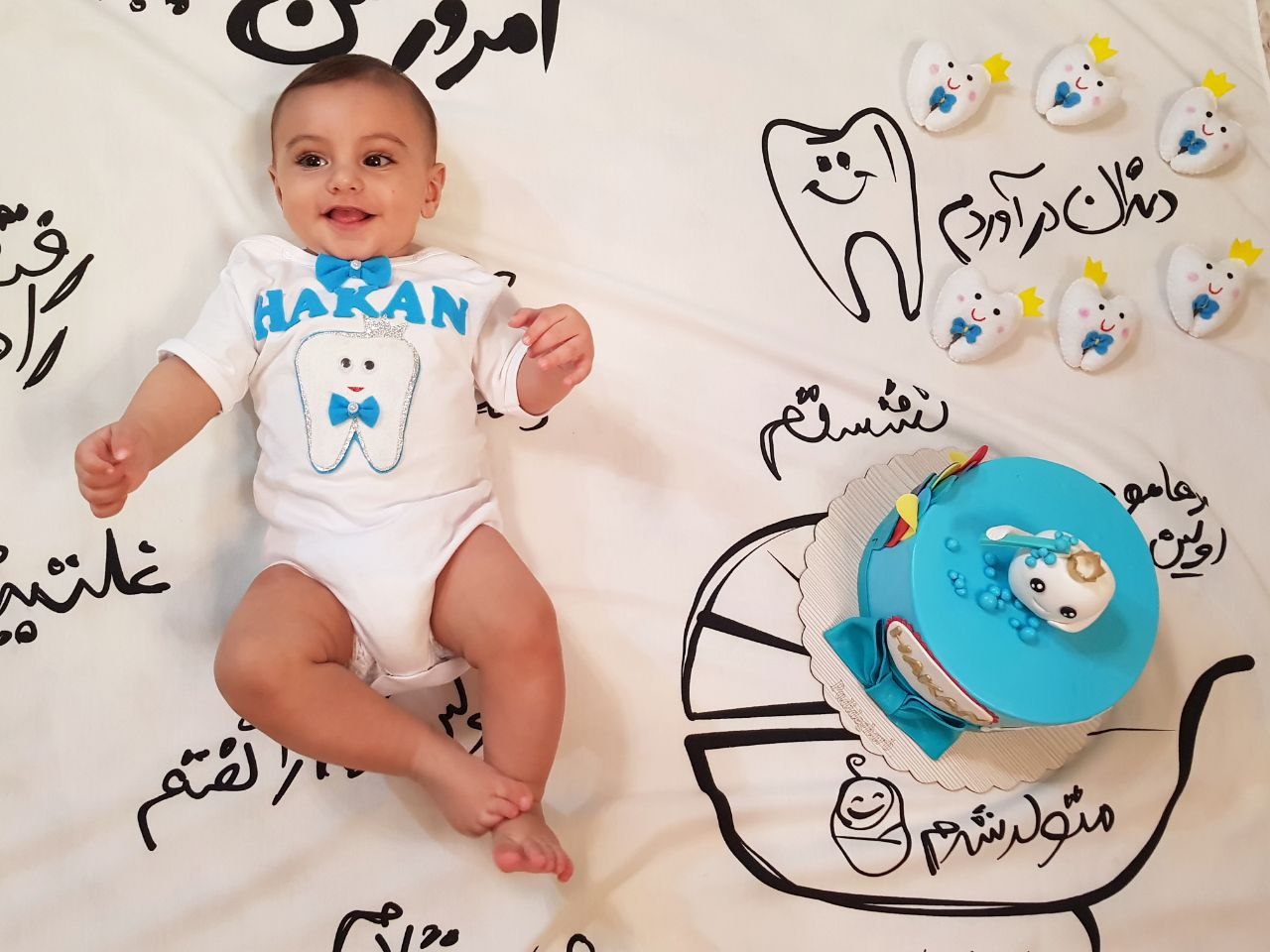 جشن دندونی نوزاد هیراد پورعسگری