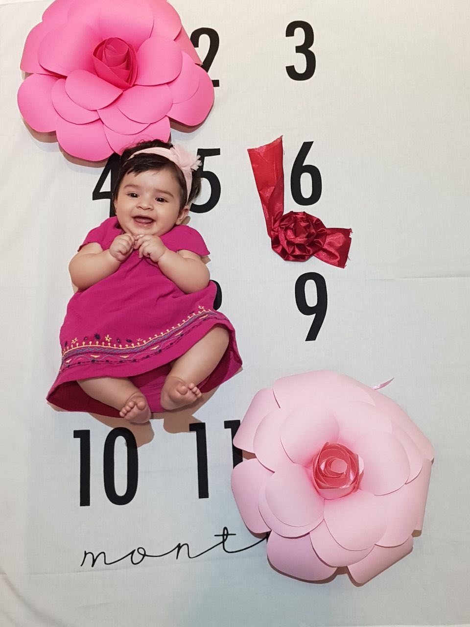 پارچه ماهگرد نوزاد طرح کلاسیک هیراد پورعسگری