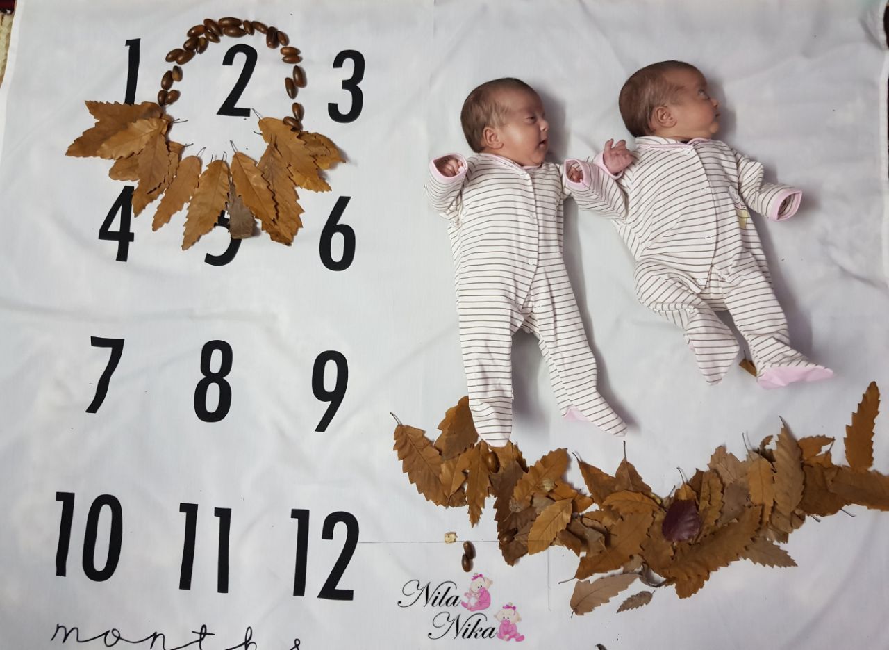 عکس نوزادان دوقلو هیراد پورعسگری