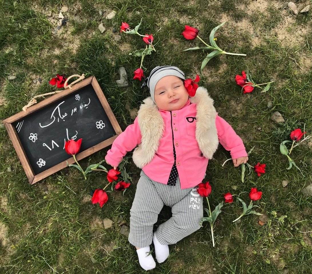 عکس نوزاد پسر هیراد پورعسگری