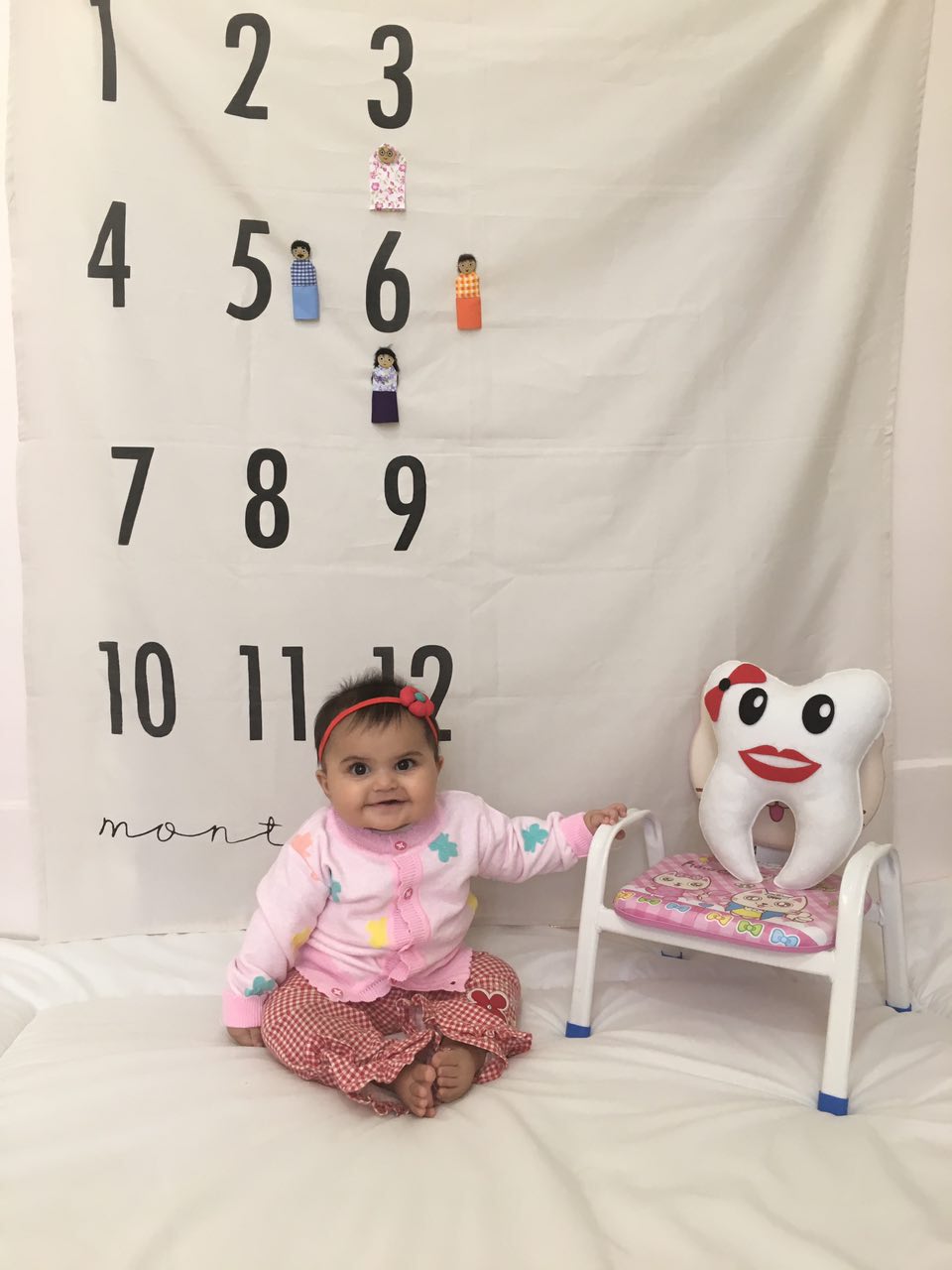 پارچه ماهگرد نوزاد طرح کلاسیک هیراد پورعسگری