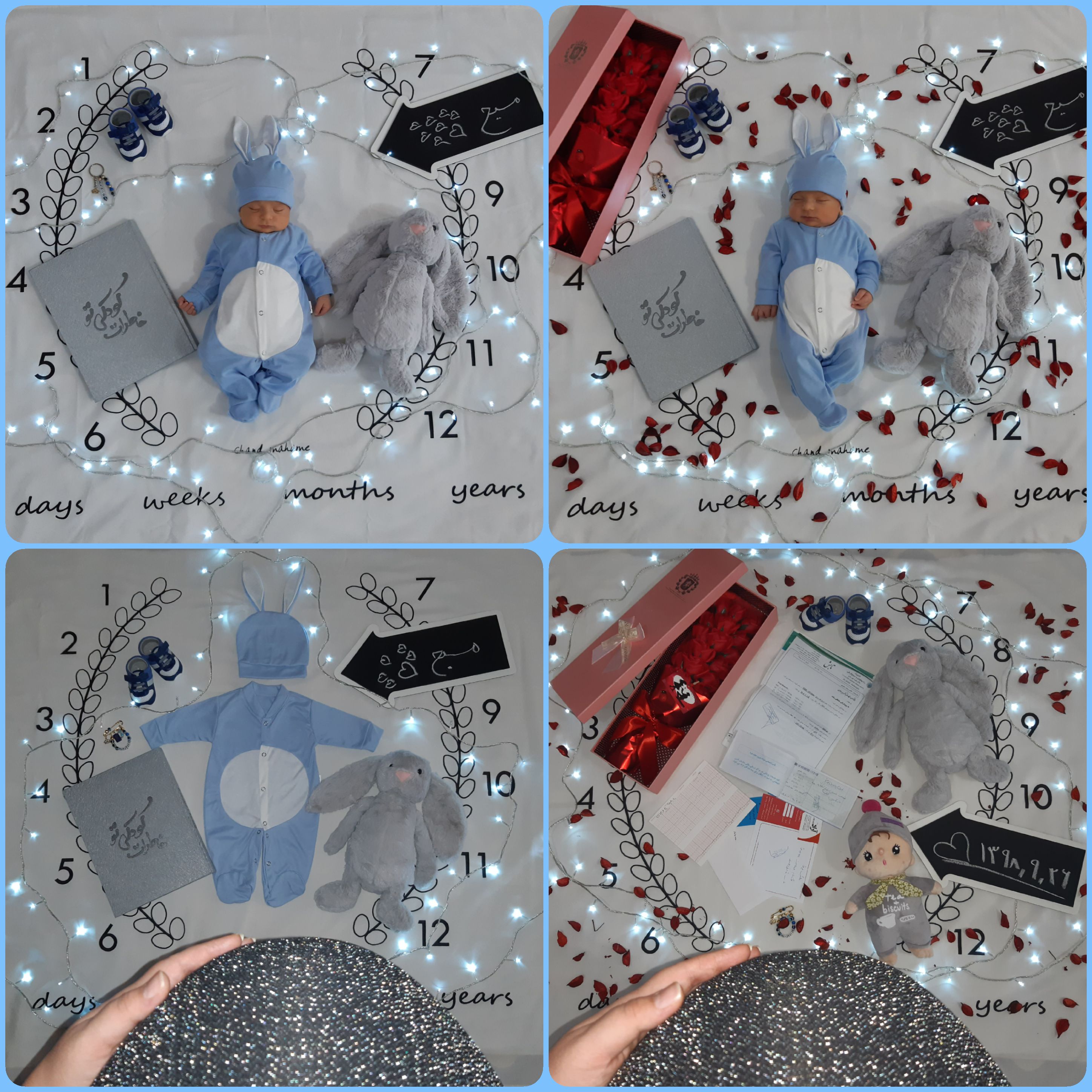 یک ماهگی نوزاد مسیح وثوقی