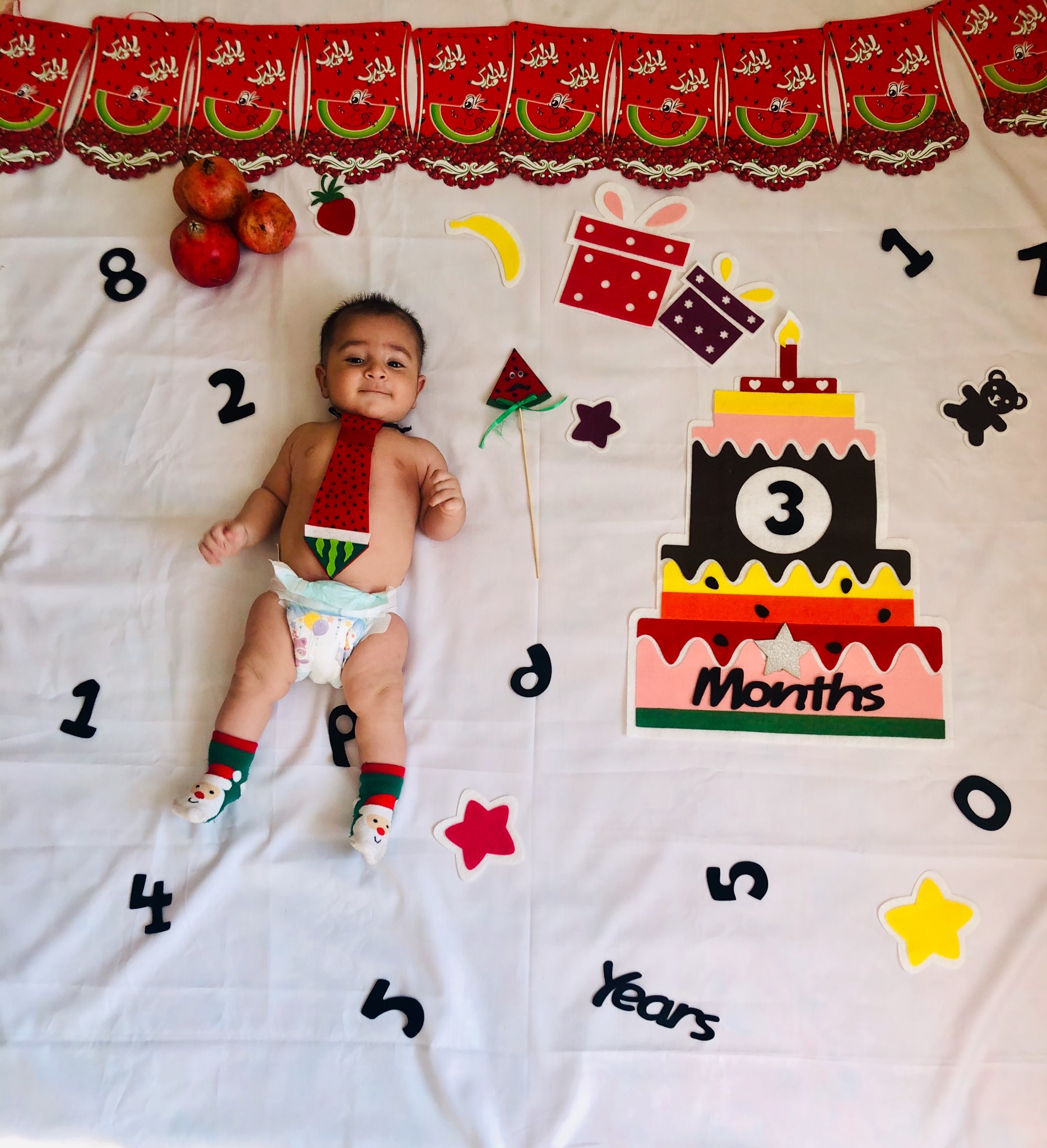 سه ماهگی نوزاد شاهان كاظمي