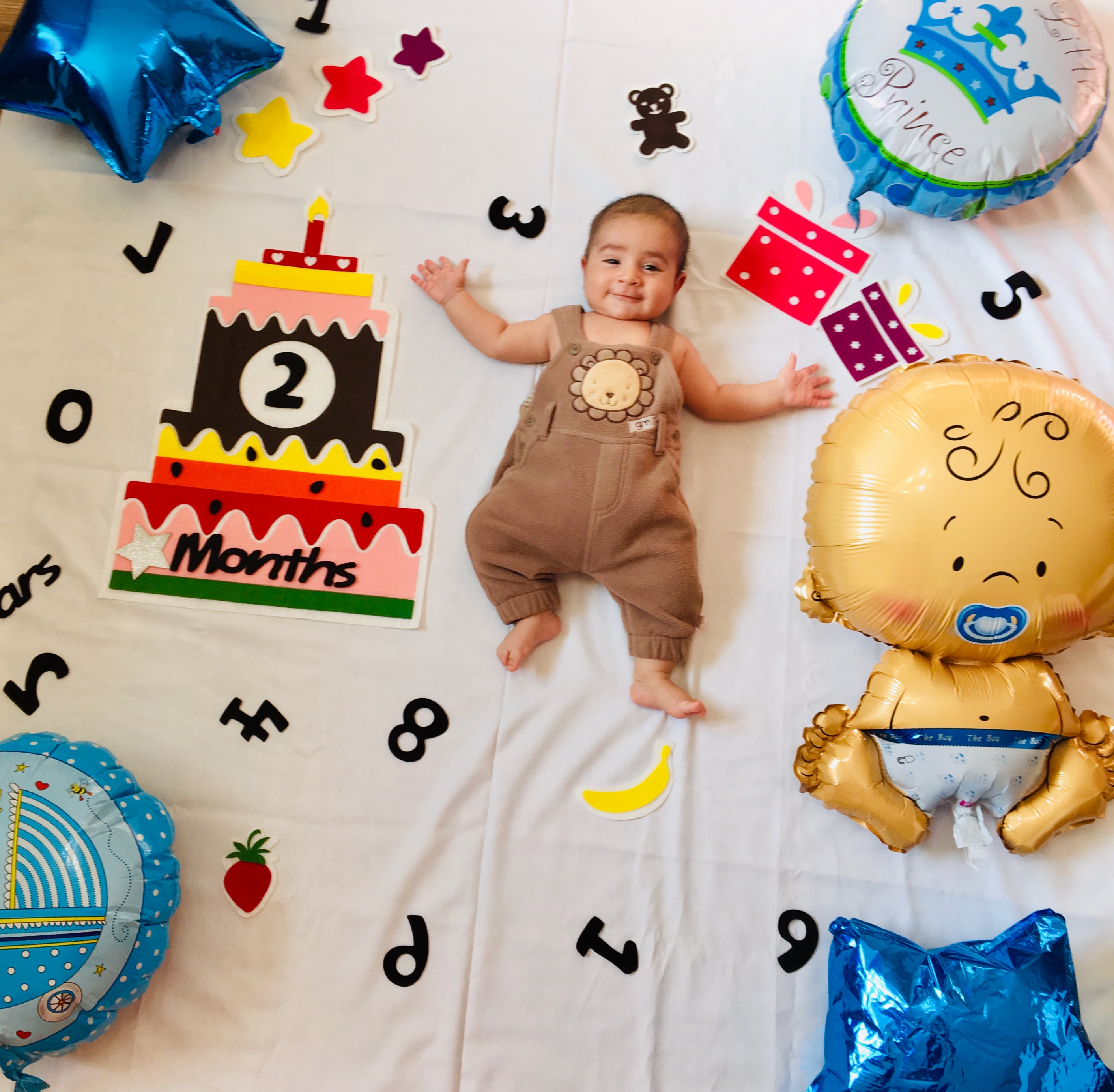 یک ماهگی نوزاد شاهان كاظمي