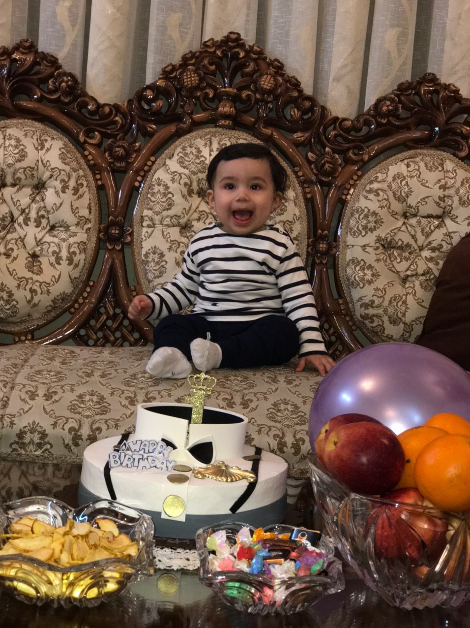 دوازده ماهگی نوزاد آدرین معروفی