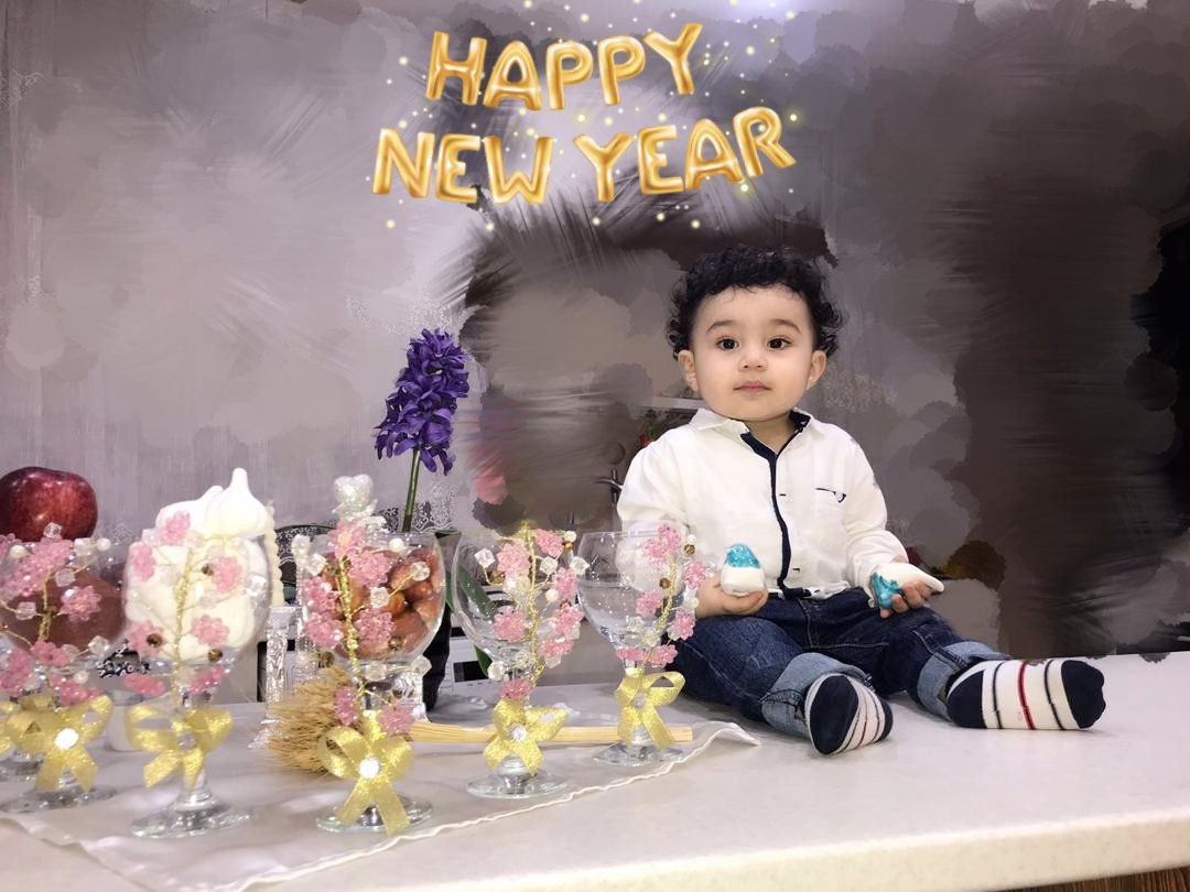 سیزده ماهگی کودک آدرین معروفی