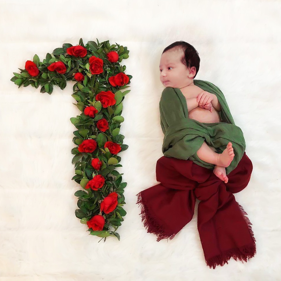 یک ماهگی نوزاد امیرمحمد هادوی