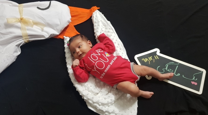 یک ماهگی نوزاد جانان نواصری