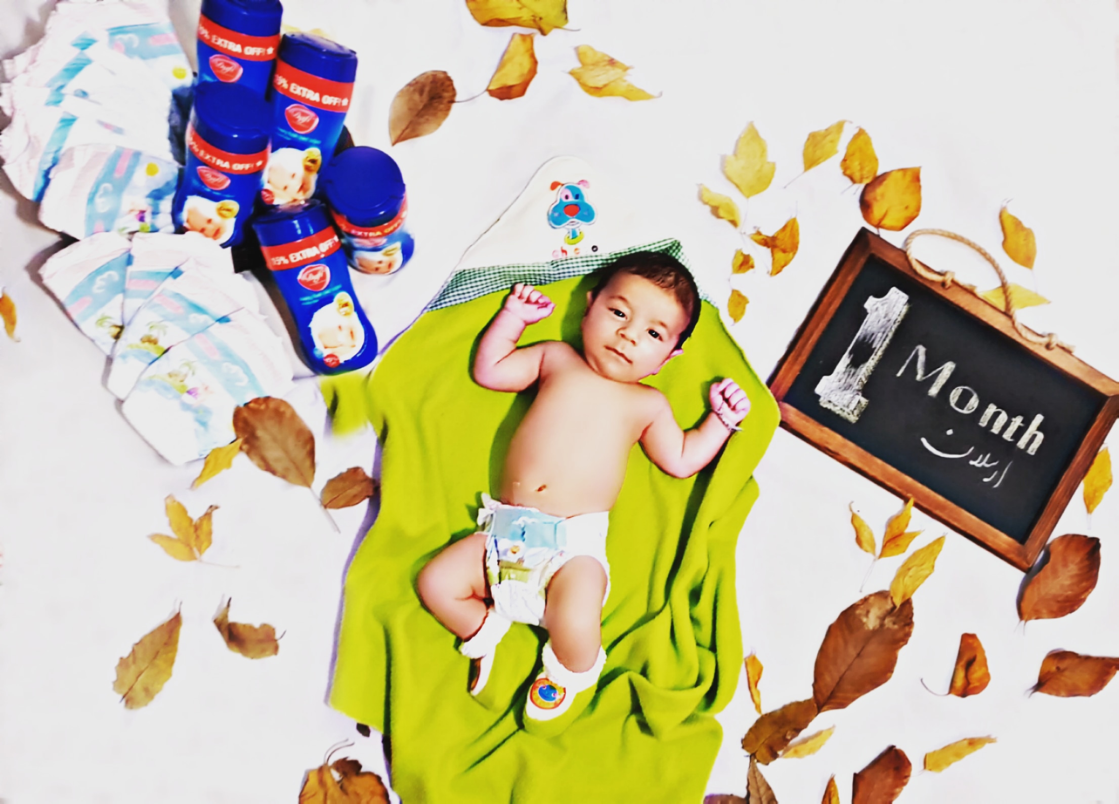 یک ماهگی نوزاد ارسلان فلاح مرکید