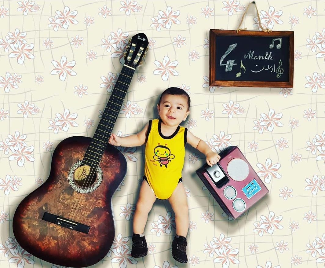 عکس کودک با تم شغلی ارسلان فلاح مرکید