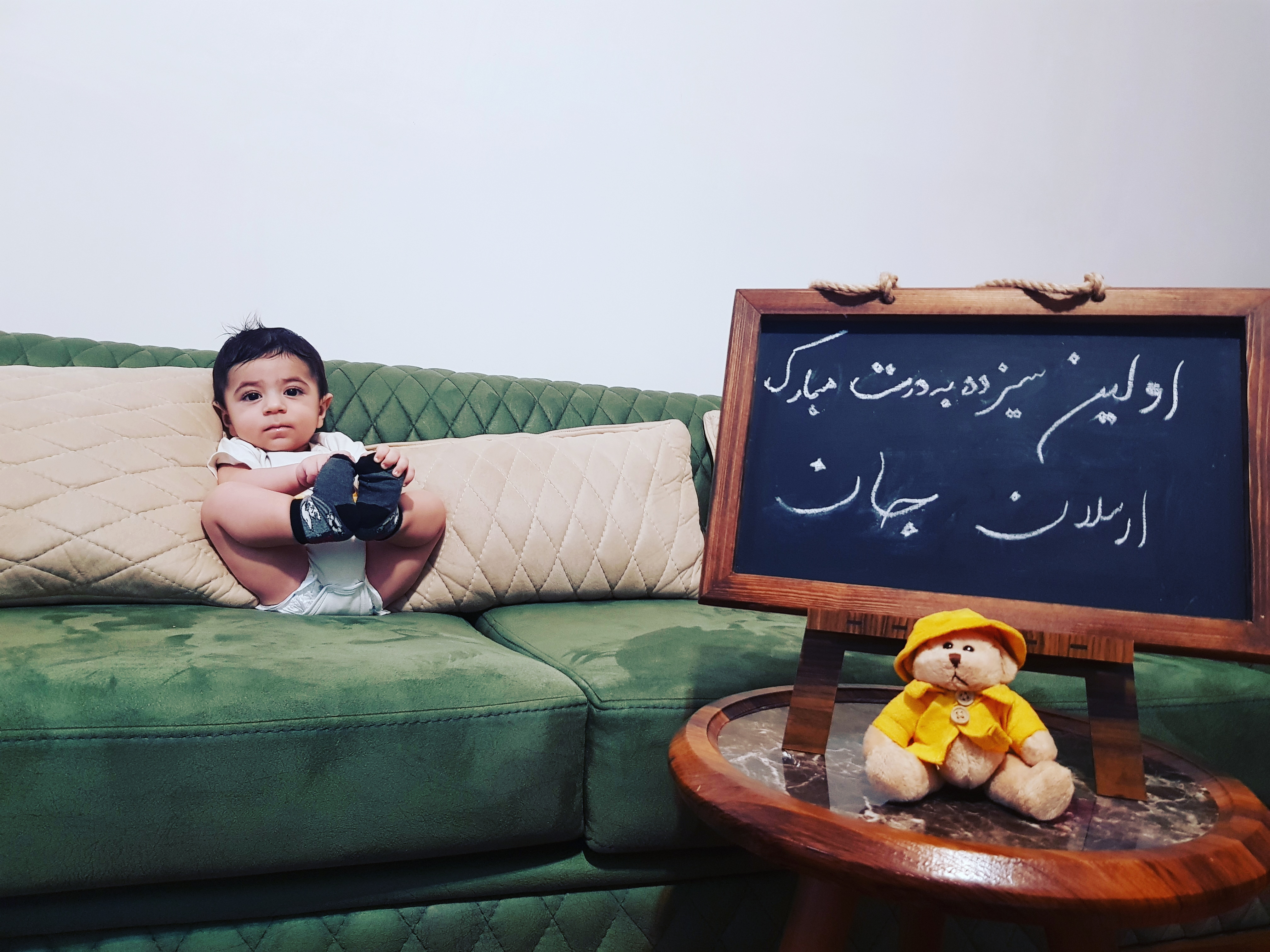 عکس نوزاد پسر ارسلان فلاح مرکید