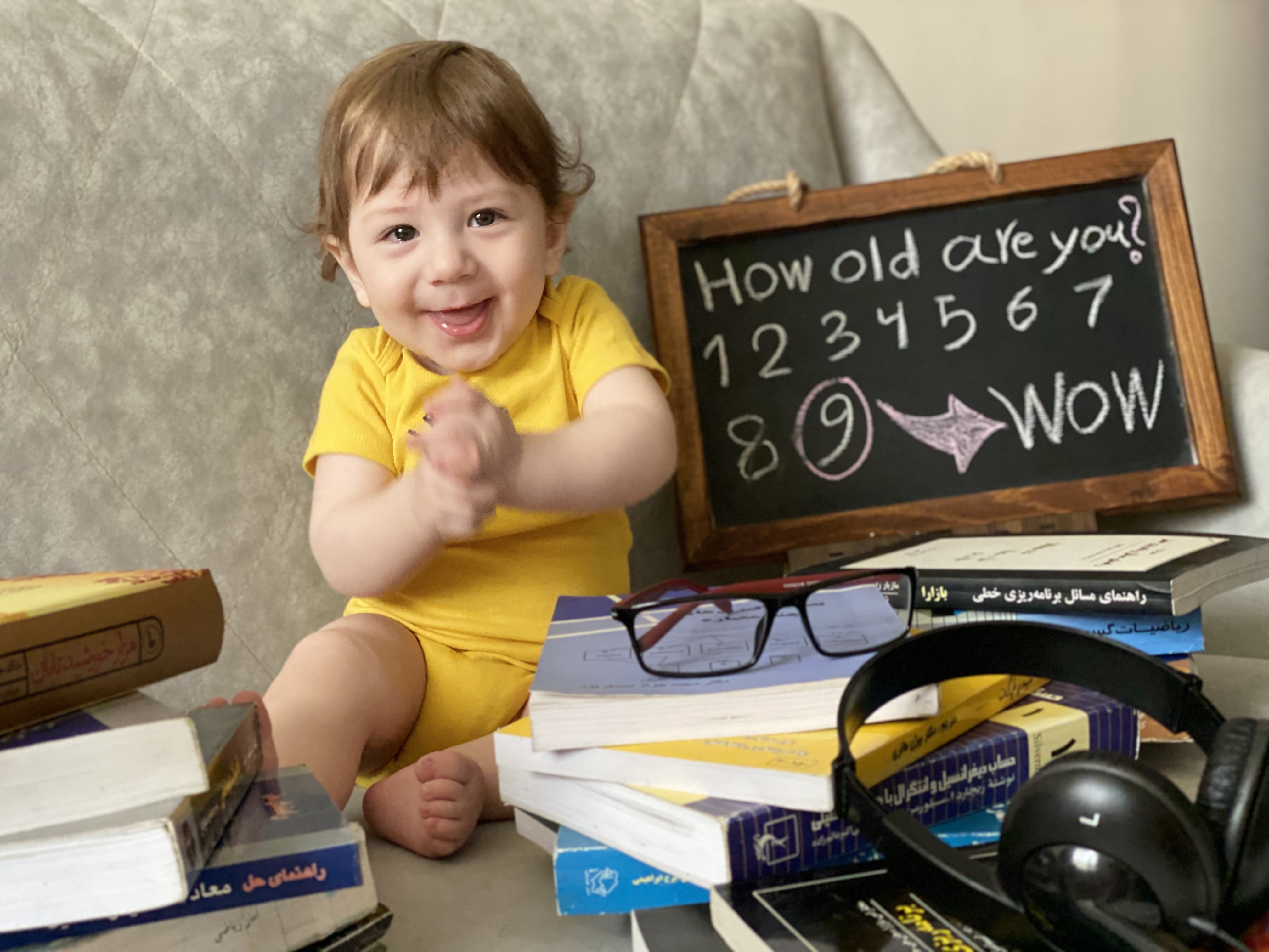 سیزده ماهگی کودک سامین طهماسبی