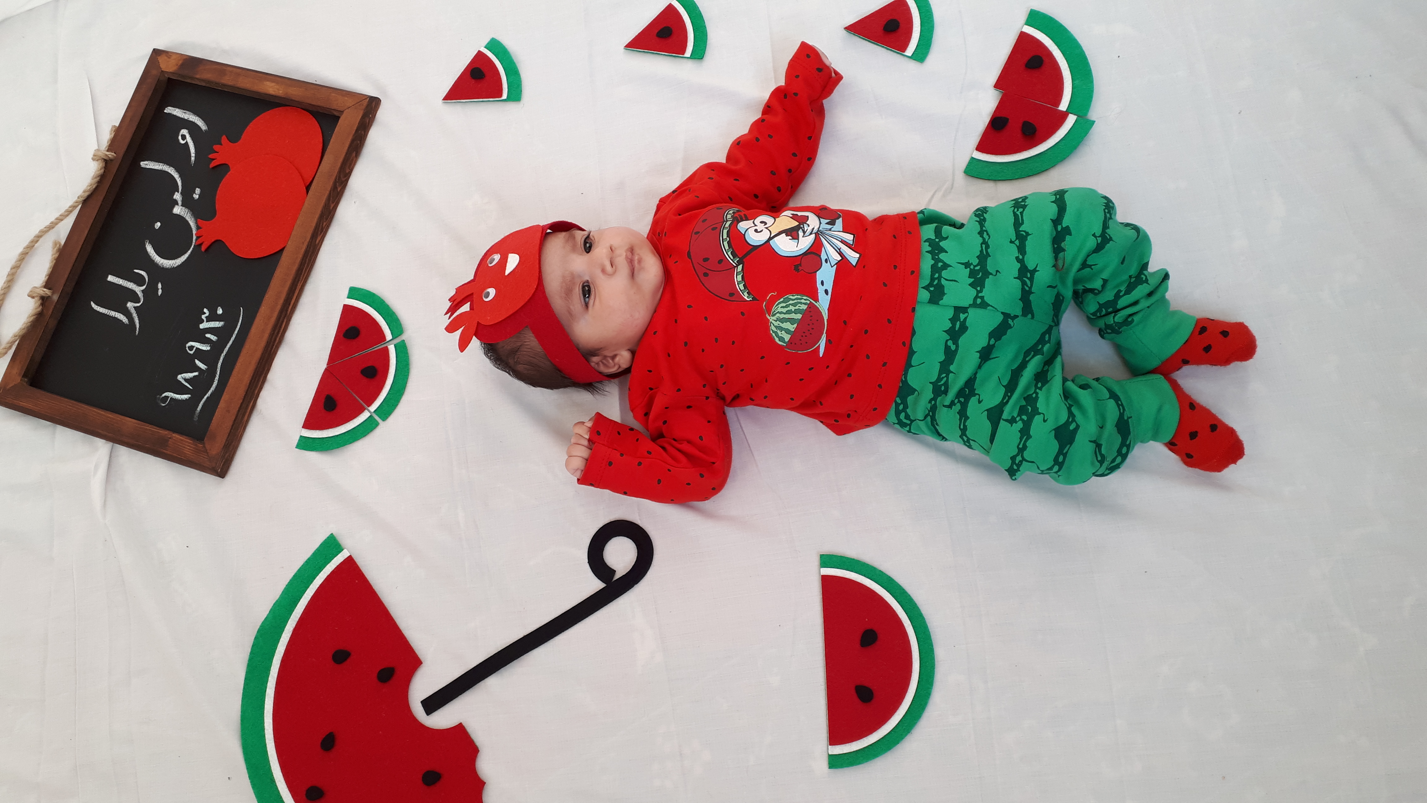 عکس نوزاد پسر محمد راد قنبری