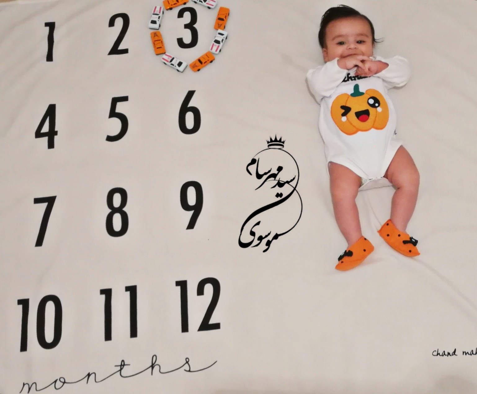 عکس نوزاد پسر سید مهرسام موسوی