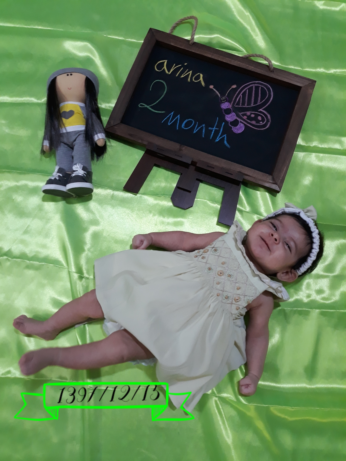 اولین خنده نوزاد آرینا