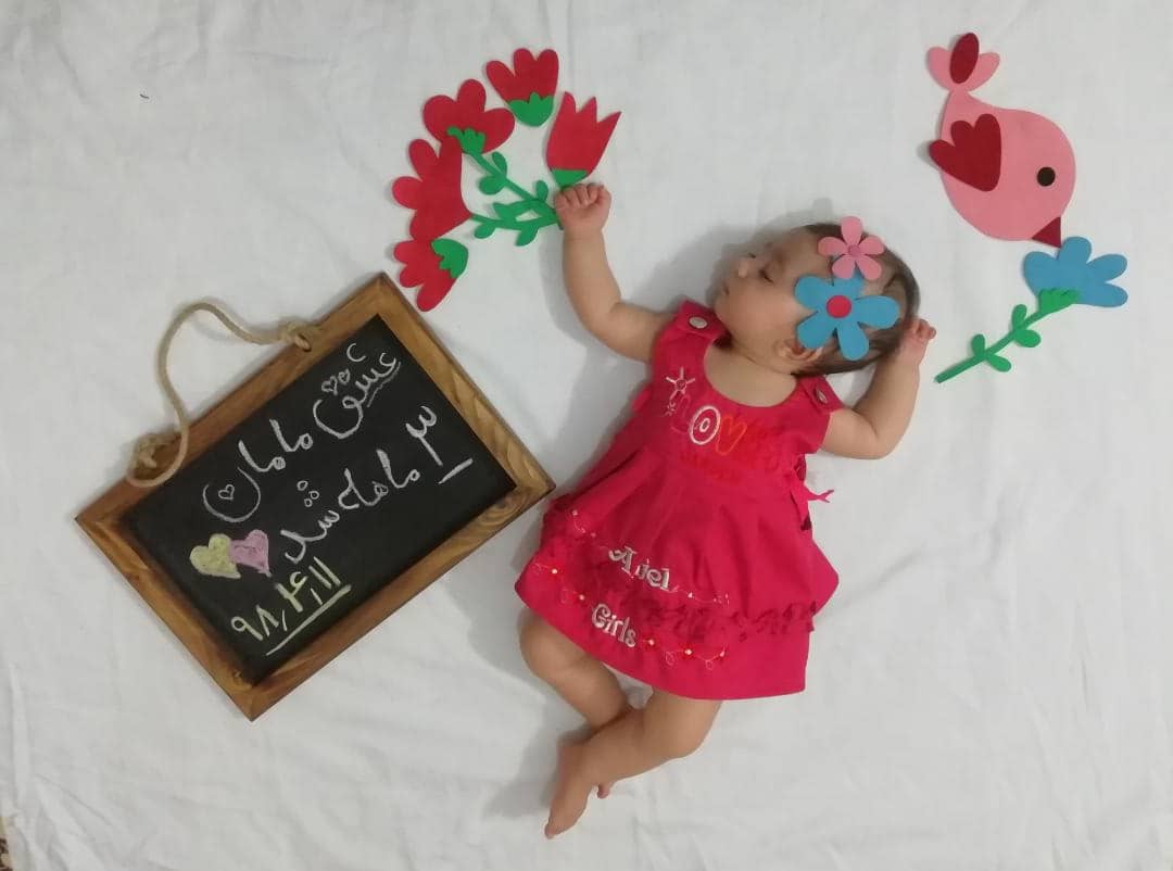 عکس نوزاد دختر آرشیدا شکیب