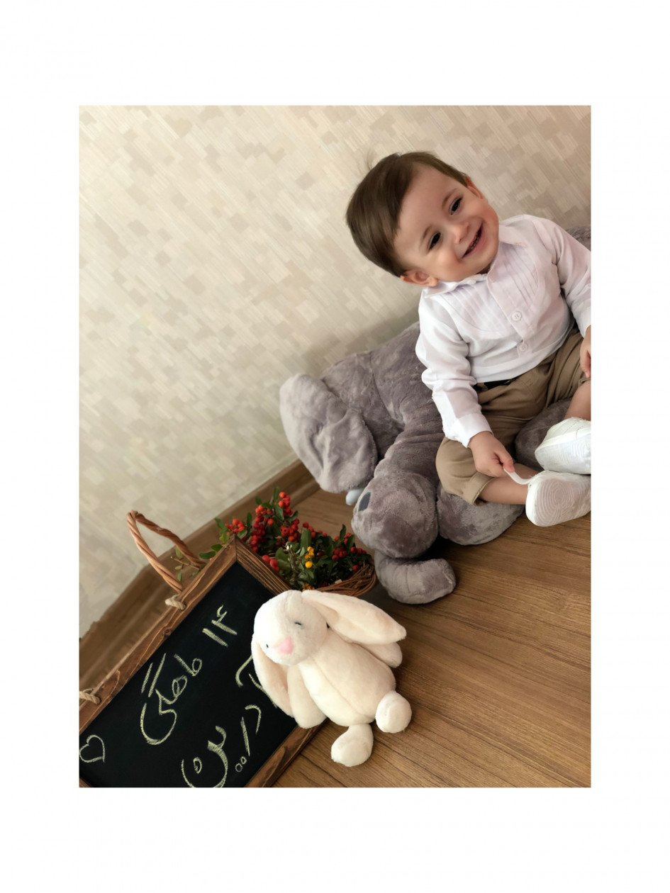 عکس نوزاد پسر ادرين معصومي