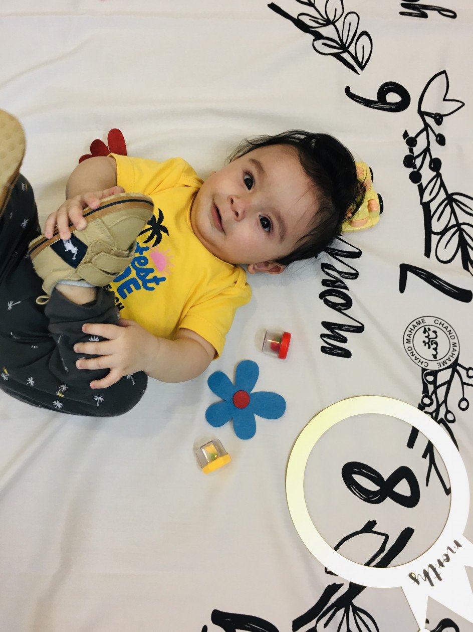 ده ماهگی نوزاد متین فلاح